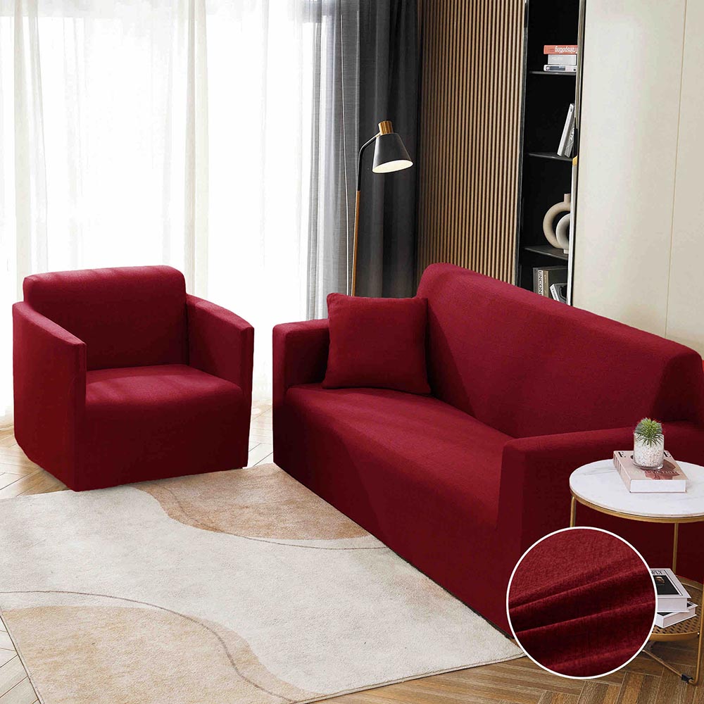 011-3.jpg Set Husa Elastica pentru Canapea 2 Locuri + Fata de Perna - imagine 1