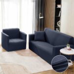 Set Husa Elastica pentru Canapea 3 Locuri + Fata de Perna