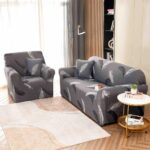 Set Husa Elastica pentru Canapea 2 Locuri + Fata de Perna