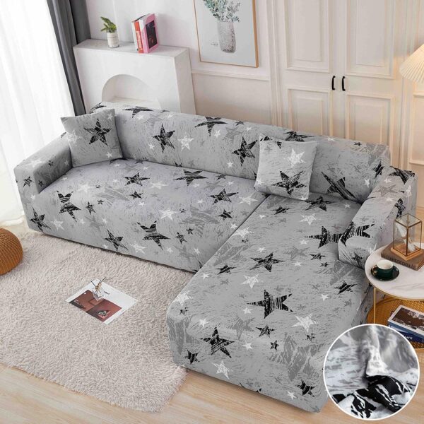 Set Huse Elastice pentru Coltar  + 2 Fete de Perna