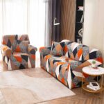 Set Husa Elastica pentru Canapea 2 Locuri + Fata de Perna