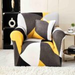 Set Husa Elastica pentru Fotoliu + Fata de Perna, Marime Universala