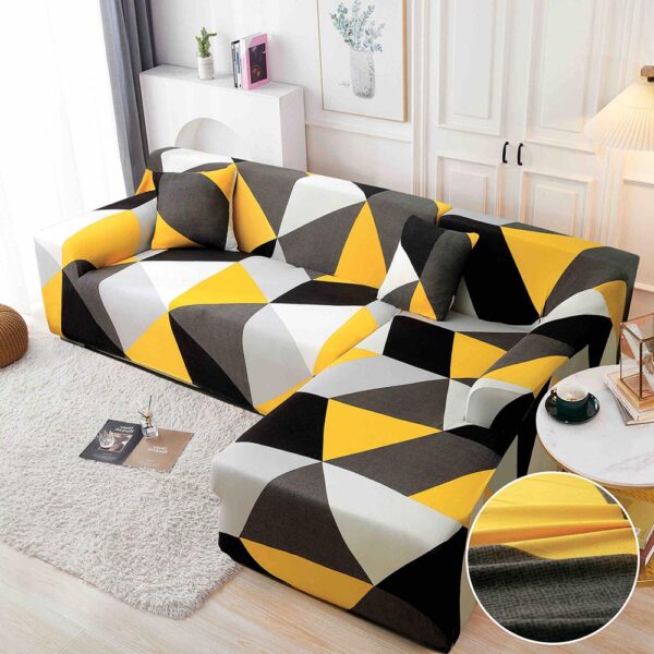 Set Huse Elastice pentru Coltar  + 2 Fete de Perna