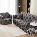 Set Husa Elastica pentru Canapea 2 Locuri + Fata de Perna