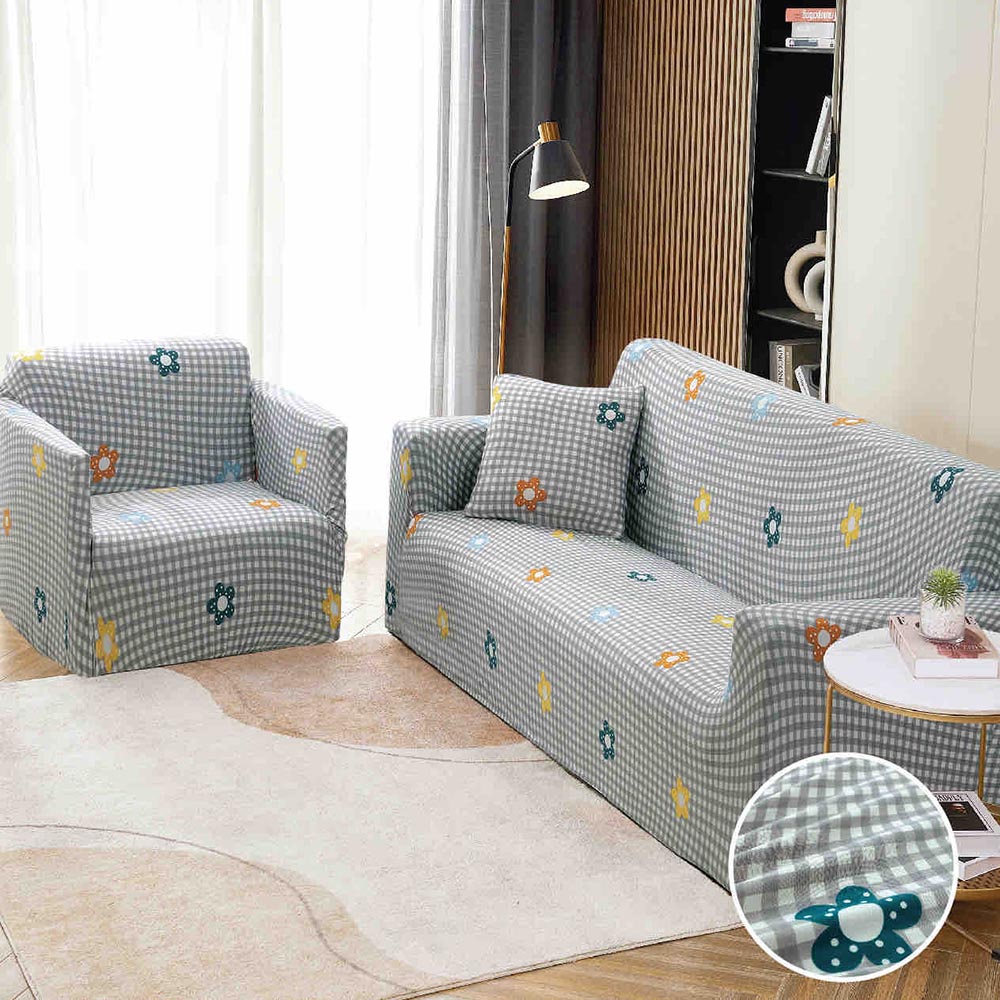 040-3.jpg Set Husa Elastica pentru Canapea 2 Locuri + Fata de Perna - imagine 1