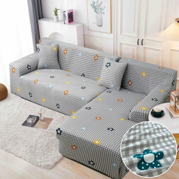 Set Huse Elastice pentru Coltar  + 2 Fete de Perna