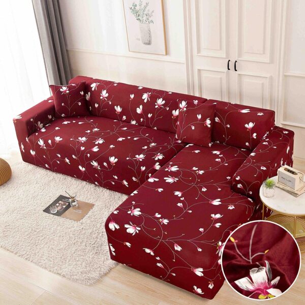 Set Huse Elastice pentru Coltar  + 2 Fete de Perna