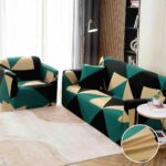 Set Husa Elastica pentru Canapea 3 Locuri + Fata de Perna