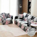 Set Husa Elastica pentru Canapea 2 Locuri + Fata de Perna