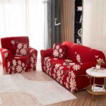 Set Husa Elastica pentru Canapea 2 Locuri + Fata de Perna