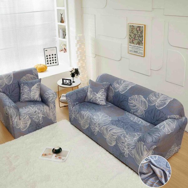 Set Husa Elastica pentru Canapea 2 Locuri + Fata de Perna