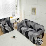 Set Husa Elastica pentru Canapea 2 Locuri + Fata de Perna