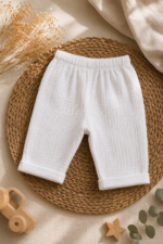Pantalonași din Muselină Premium pentru Bebeluși 3–6 luni