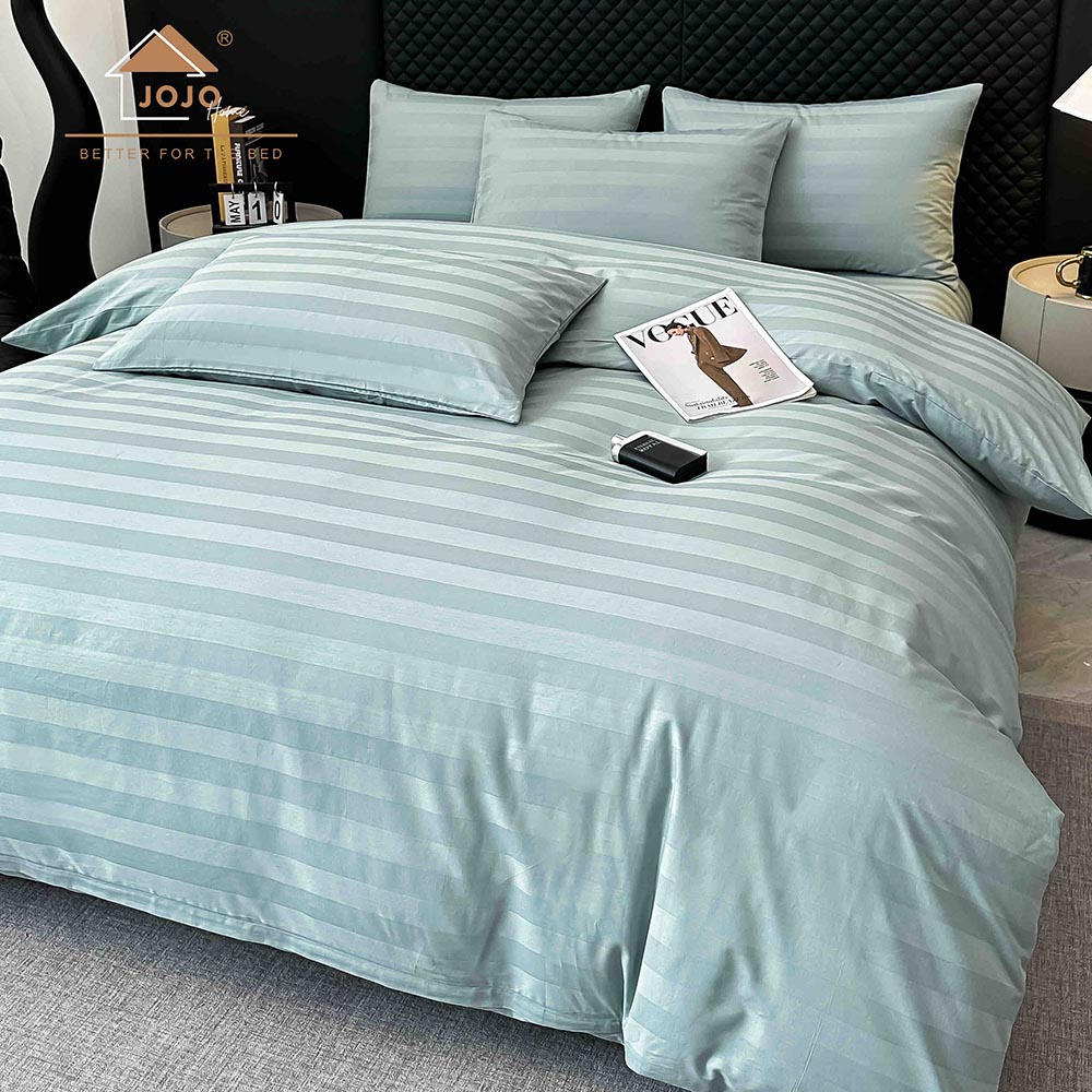 1.1-8.jpg Lenjerie de pat DAMASC, 6 piese, 100% bumbac, Verde Menta - imagine 1