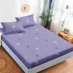Husa Pat Dublu cu elastic cu 2 fete de perna, tesaturaTip Finet JOJHP86