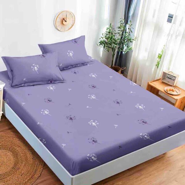 Husa Pat Dublu cu elastic cu 2 fete de perna, tesaturaTip Finet JOJHP86