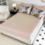 Lenjerie de Pat 1 Persoană- pat 140*200 cm, Cearceaf cu elastic, Imprimeu 5D Fluturi Colorati - imagine 2