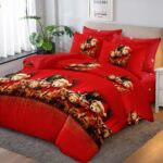 Lenjerie de pat  pentru pat dublu  Craciun  - finet , 6 piese LF7XMAS-26