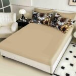 Lenjerie de pat dublu , Tesatura tip Finet,  6 piese , Imprimeu 5D Flori - imagine 2