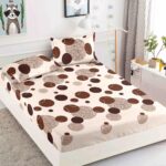 Husa Pat Dublu cu elastic cu 2 fete de perna, tesaturaTip Finet JOJHP80