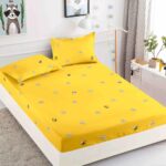 Husa Pat Dublu cu elastic cu 2 fete de perna, tesaturaTip Finet JOJHP81