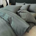 Lenjerie de pat DAMASC, 6 piese, 100% bumbac, Verde Salvie - imagine 4
