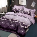 Lenjerie de pat  pentru pat dublu  - tesatura tip finet , 6 piese LF7-20961