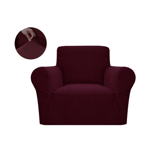 Set  2 Huse Fotolii Lycra - Bordo