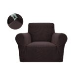 Set  2 Huse Fotolii Lycra - Maro inchis