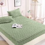 Husa pat cu elastic 180x200 cm Cocolino Tricot + 2 fețe perna JOHCT04
