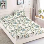 Husa Pat Dublu cu elastic cu 2 fete de perna, tesaturaTip Finet JOJHP20