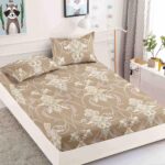 Husa Pat Dublu cu elastic cu 2 fete de perna, tesaturaTip Finet JOJHP25