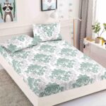 Husa Pat Dublu cu elastic cu 2 fete de perna, tesaturaTip Finet JOJHP27