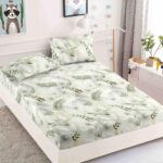 Husa Pat Dublu cu elastic cu 2 fete de perna, tesaturaTip Finet JOJHP32