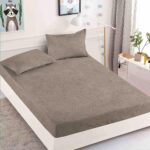 Husa Pat Dublu cu elastic cu 2 fete de perna, tesaturaTip Finet JOJHP37