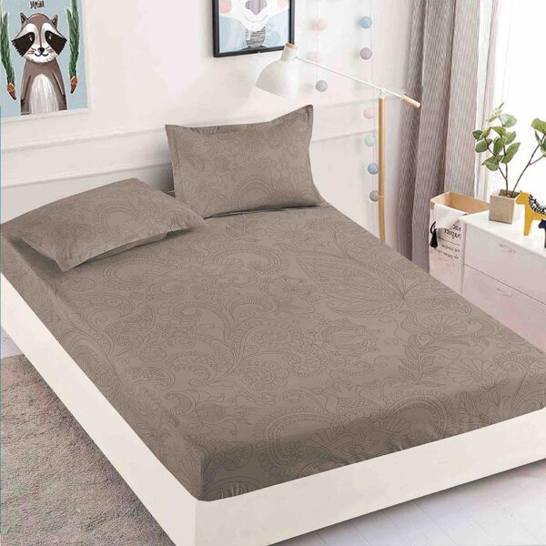 Husa Pat Dublu cu elastic cu 2 fete de perna, tesaturaTip Finet JOJHP37