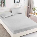 Husa Pat Dublu cu elastic cu 2 fete de perna, tesaturaTip Finet JOJHP39