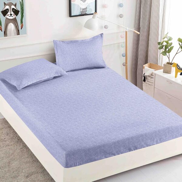 Husa Pat Dublu cu elastic cu 2 fete de perna, tesaturaTip Finet JOJHP41