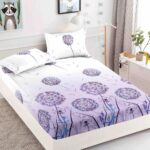 Husa Pat Dublu cu elastic cu 2 fete de perna, tesaturaTip Finet JOJHP46