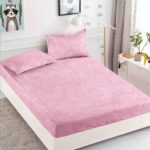 Husa Pat Dublu cu elastic cu 2 fete de perna, tesaturaTip Finet JOJHP48