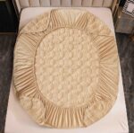 Husă Pat tip Topper cu elastic + 2 fețe de pernă 140x200 cm JOJTC14003 - imagine 3