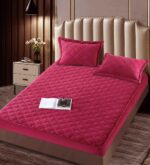 Husă Pat tip Topper cu elastic + 2 fețe de pernă 140x200 cm JOJTC14009 - imagine 2