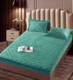 Husă Pat tip Topper cu elastic + 2 fețe de pernă 140x200 cm JOJTC14010 - imagine 2