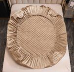 Husă Pat tip Topper cu elastic + 2 fețe de pernă 160x200 cm JOJTC16003 - imagine 3