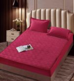 Husă Pat tip Topper cu elastic + 2 fețe de pernă 160x200 cm JOJTC16009 - imagine 4