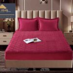 Husă Pat tip Topper cu elastic + 2 fețe de pernă 160x200 cm JOJTC16009
