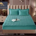 Husă Pat tip Topper cu elastic + 2 fețe de pernă 160x200 cm JOJTC16010