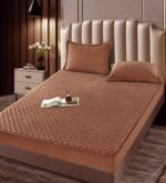 Husă Pat tip Topper cu elastic + 2 fețe de pernă 180x200 cm JOJTC18002 - imagine 2