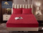 Husă Pat tip Topper cu elastic + 2 fețe de pernă 180x200 cm JOJTC18009