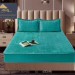 Husă Pat tip Topper cu elastic + 2 fețe de pernă 180x200 cm JOJTC18010